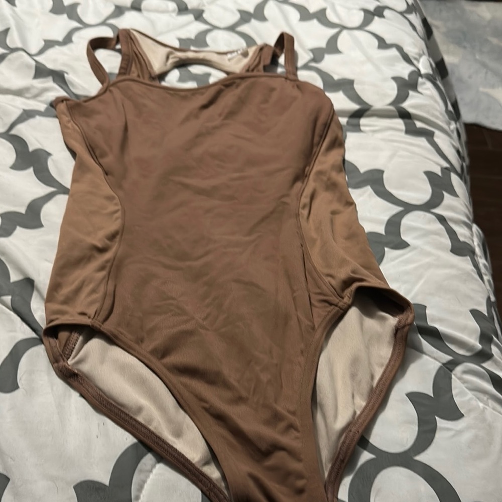 Bloch Tan One-Piece Swimsuit